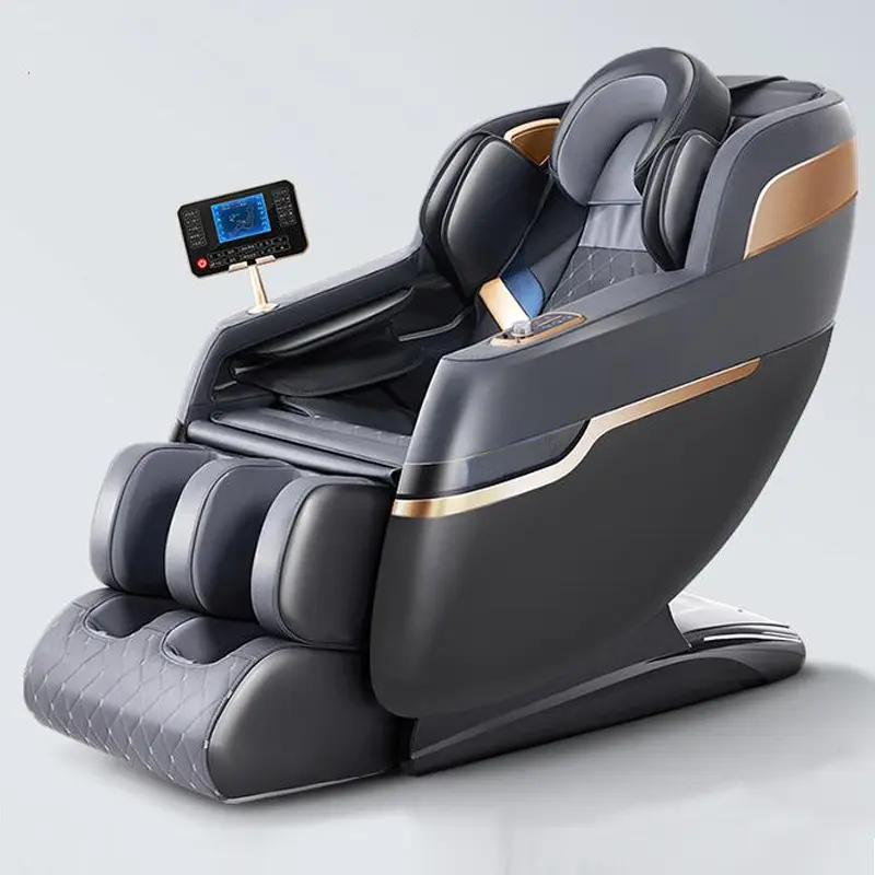 Full Body Multifunctionele Comfort Massagestoel Moderne Luxe Sl Track 4d Multifunctionele Shiatsu Massage Lederen Stoel