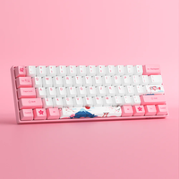 Clavier mécanique AKKO 3061S HE World Tour Tokyo 60% pour jeux vidéo, clavier pour joueur