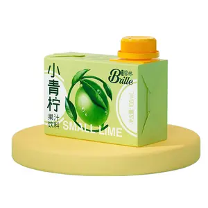 Wholesale juice drinks Small lime juice drink 100ml fruit juice concentrate exotic snack drinks