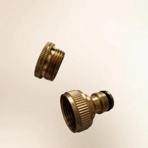 Fuente rápida Conector de pezón de cobre de 4 puntos Rosca interna suave Pistola de pulverización rápida para riego de jardín Lavadora Tubería - Product Image 2