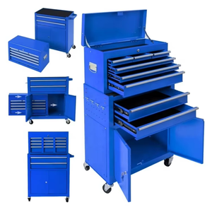 8 ngăn kéo kim loại hiện đại nhà để xe bàn làm việc kết hợp hộp công cụ và công cụ hội thảo lưu trữ giỏ hàng cho kho sử dụng - Product Image 2