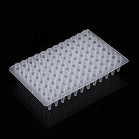 Plaque PCR personnalisable de 0,2 ml à 96 puits, 384 puits surélevés, jetable, plate, transparente, pour laboratoire, en PE, PS, PP, tube de centrifugation médical