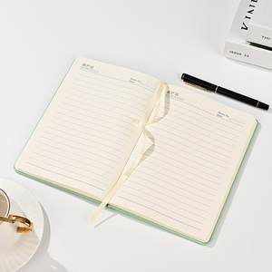 Cuaderno Espiral A5 con Bordado de PU, Diario de Trabajo para Estudiantes, Diseño Floral Simple y Portátil, Regalo - Product Image 2