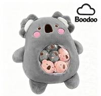 Peluches de fruits super douces et mignonnes Boodoo - Fraise, avocat, banane, carotte, 50 cm, cadeau unisexe pour la décoration de la maison
