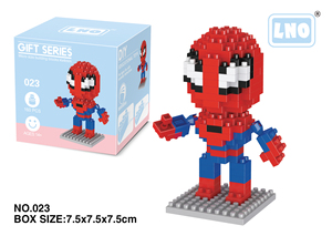 <span class=keywords><strong>Giocattoli</strong></span> <span class=keywords><strong>Spiderman</strong></span> con Blocchi da Costruzione Cartoon, Action Figure Assemblabili per Bambini, Vendita all'Ingrosso dalla Cina - Product Image 2