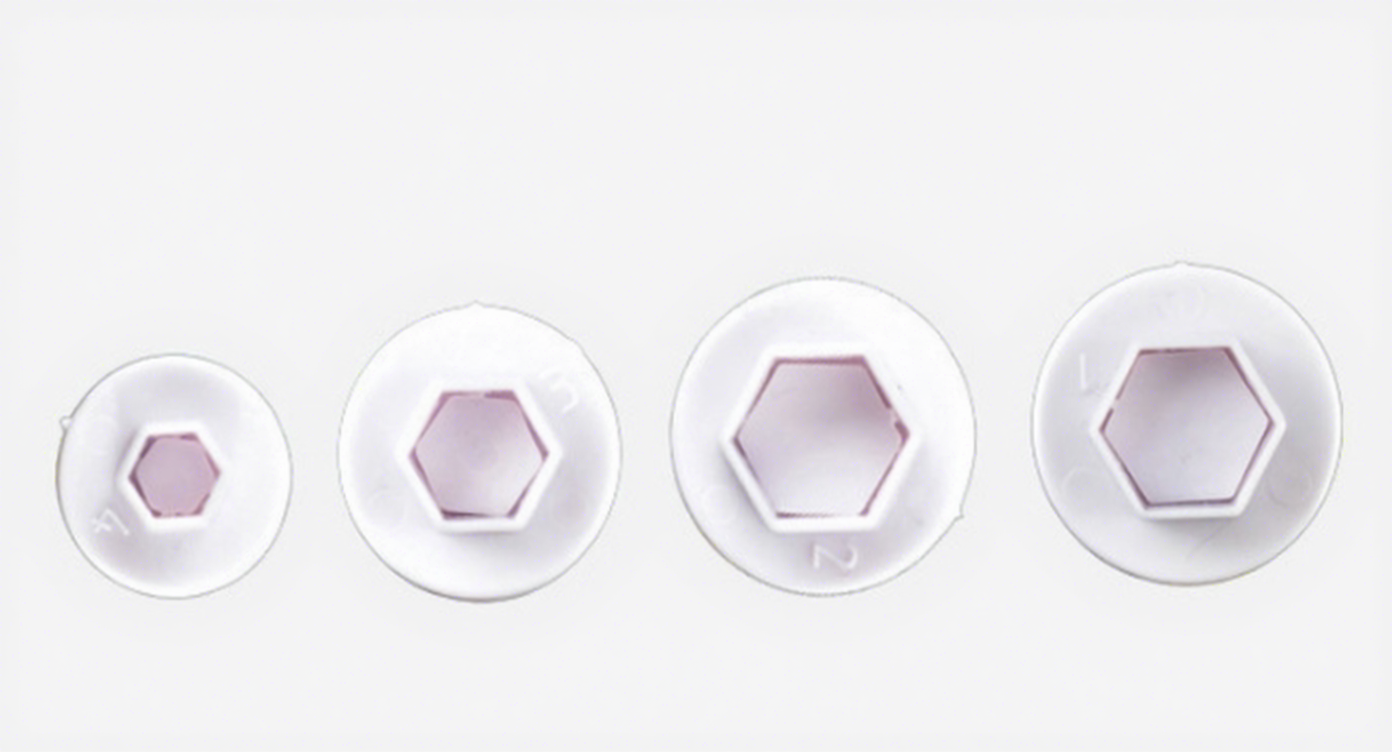 THM032 hexagon white