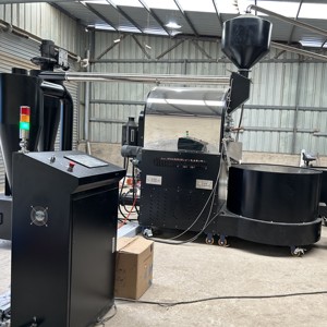 Machine à torréfier <span class=keywords><strong>le</strong></span> café industrielle de 60 kg, à gaz, facile à nettoyer et à entretenir, pour une utilisation commerciale en usine, installation de torréfaction de café - Product Image 2