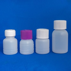 Botella Cilíndrica de Plástico PET Blanca Super International con Tapas para Uso Médico - Product Image 4