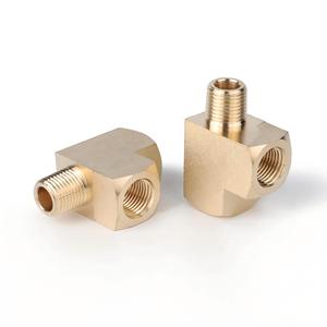 Nissin Brass T-Type Tee NPT Threaded Internal External Pipe Fitting For Air Water Pipe - Product Image 4