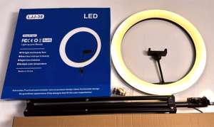 Portable <span class=keywords><strong>16</strong></span> pouces LED Selfie photographie lumière de remplissage lampe à distance avec trépied réglable et support de téléphone pour <span class=keywords><strong>Tik</strong></span> <span class=keywords><strong>Tok</strong></span> vidéo en direct - Product Image 3