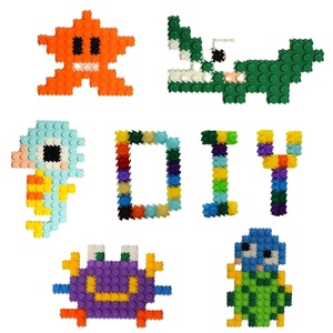 Serie Animal 2025 <span class=keywords><strong>Mini</strong></span> bloques de construcción DIY juego de juguetes de plástico creativo regalo del Día de San Valentín para niños - Product Image 2