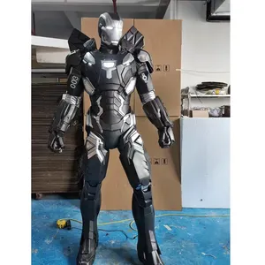 Op Maat Groot Formaat Marvel Action Figure War Machine Hars Ambachten Model Glasvezel Sculptuur Voor Decor
