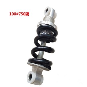 Amortiguador de resorte de aleación de aluminio de 100 mm para bicicletas infantiles, coches de juguete y patinetes - Product Image 3