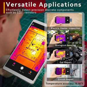 กล้องถ่ายภาพความร้อน InfiRay P2 Pro สำหรับโทรศัพท์มือถือ เครื่องถ่ายภาพความร้อนอินฟราเรด ซ่อมวงจร ทดสอบความร้อนในอุตสาหกรรม มองเห็นในเวลากลางคืน - Product Image 4