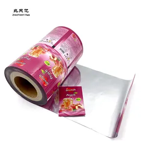 Rouleau de Film plastique Flexible en aluminium de qualité alimentaire, taille personnalisée, pour nouilles, pommes de terre, Chips, emballage de biscuits