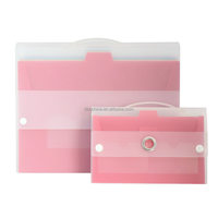 Offre Spéciale d'usine PP plastique 7 poches A4/A5 Portable organisateur mural en cascade suspendus dossiers de fichiers en expansion avec bouton