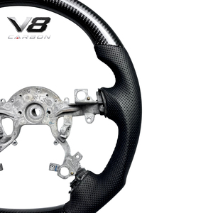 Volant en fibre de carbone véritable V8carbon pour Série 7 <span class=keywords><strong>E32</strong></span> 728 730 735, accessoires de voiture, pièces automobiles, style racing modifié, personnalisé - Product Image 5