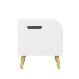 Caja de Juguetes de Madera, Organizador de Juguetes para Niños, Banco con Estantería Frontal para Sala de Juegos, Dormitorio o Guardería - Product Image 6