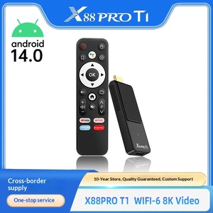 กล่องรับสัญญาณทีวี New Foreign Trade Network Player X88 PRO ระบบ Android 14.0 รองรับ WIFI6 สำหรับเล่นเกม จอแสดงผล HD สีดำ - Product Image 2