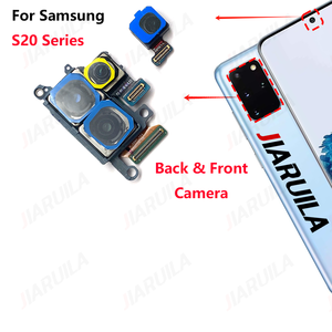 Flex de caméra avant arrière pour <span class=keywords><strong>Samsung</strong></span> <span class=keywords><strong>S20</strong></span> <span class=keywords><strong>Fe</strong></span> 4G 5G <span class=keywords><strong>S20</strong></span> G981B G981N G981U <span class=keywords><strong>S20</strong></span> Plus G986B G986F G986N G986U pièces de rechange de téléphone portable - Product Image 1