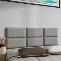Tête de lit en bois au design moderne pour chambres à coucher à domicile et en hôtel, couleurs personnalisables, montage facile