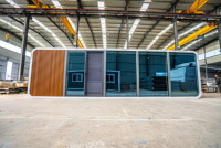 Maisonnette de luxe en forme de cabane, préfabriquée et modulaire, pour location de vacances et complexe hôtelier