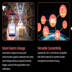 กล้องวงจรปิด IP CCTV ความละเอียด 5MP พร้อมระบบตรวจจับเปลวไฟด้วย AI แจ้งเตือนเหตุเพลิงไหม้ผ่านแอปมือถือทันที พร้อมเซ็นเซอร์ตรวจจับความร้อนในตัว พร้อมสัญญาณเตือนภัยแบบเสียงและภาพ - Product Image 4
