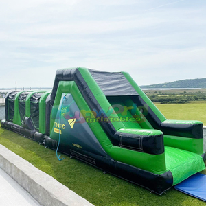 Pista de obstáculos inflable, peligrosa y tóxica, castillo inflable con obstáculos para adultos - Product Image 5