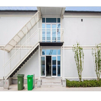 Maisons de campagne préfabriquées, mini-bureau et salon, maison-conteneur détachable en panneaux sandwich en acier pour utilisation en arrière-cour