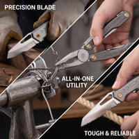 Ensemble cadeau multi-outils personnalisé avec logo OEM, vente en gros, pinces en acier inoxydable, couteau pliant, tournevis, embouts, boîte cadeau magnétique