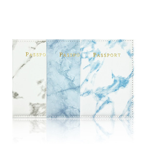 Groothandel Gloway Uitbreidbare Portemonnee Reistas Paspoorthouder Etui PU Leder Marmer Design Dames Modehoes Notebook - Product Image 6