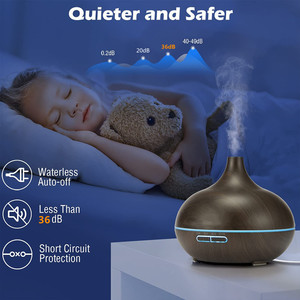 Máy Tạo Độ Ẩm Mua Sắm Amazona Máy Làm Mát Tinh Dầu Thơm Bằng Gỗ Sáng Tạo Fantasy Anion - Product Image 4