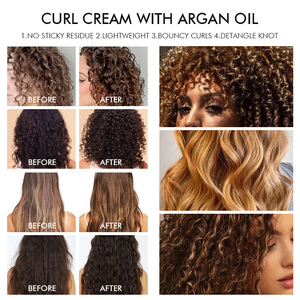 Crème Coiffante Hydratante Définition de Boucles aux Cheveux Naturels Marque Blanche Kooswalla à l'Huile d'Argan - Product Image 5