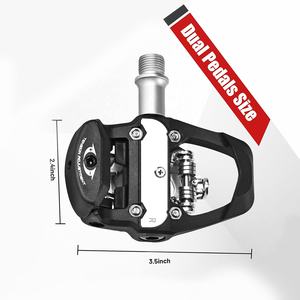 Pedales Ultraligeros sin Clip LEWEE para Bicicletas de Carretera y BMX - <span class=keywords><strong>Calas</strong></span> de Bicicleta Resistentes al Agua - Product Image 2