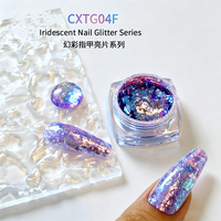 Paillettes de chrome pour ongles à base d'aluminate de strontium, effet super caméléon, multicolores, pigment inorganique, pigment cosmétique