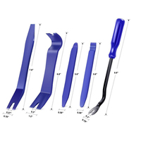 Kit d'outils de retrait de garniture automobile de 5 pièces pour le démontage du panneau de pince de porte de voiture et du tableau de bord audio