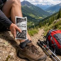 Compresse froide réutilisable et flexible à refroidissement instantané pour blessures sportives, premiers secours, voyages en plein air, impression personnalisable