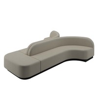 Maßgefertigte Halbrunde Bowling-Sitzgruppe Kommerzielles Restaurant Bowling-Bahn Sektionales Sofa-Set
