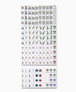 ชุดไพ่นกกระจอกอเมริกัน 160 ตัว แบบสั่งทำพิเศษ สี่ชั้น แกะสลัก - Product Image 4