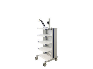 Ginee y tế di động nội soi Xe đẩy 3 lớp y tế giỏ hàng nội soi nội soi xe đẩy để bán tùy chỉnh - Product Image 6