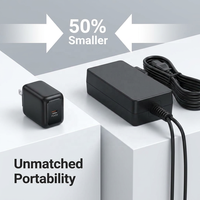 Chargeur de téléphone rapide 45W, chargeur GaN à un seul port Type-C, PD PPS, mini chargeur mural de voyage, adaptateur portable pour ordinateur portable et téléphone OEM