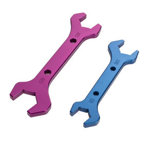 7-delige geanodiseerde aluminium dubbelzijdige slang- en sleutelset, raceauto gereedschapsset en fitting sleutelset - Product Image 4