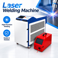 Machine de soudage laser portative 3000W refroidie par eau 4 en 1 pour la fabrication de meubles métalliques, de rampes d'escalier et de portails