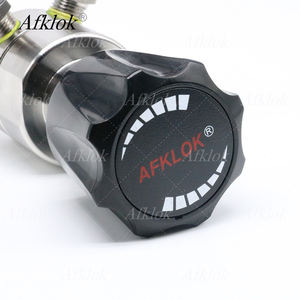 Regolatore di Pressione AFKLOK in Acciaio Inox 316L di Alta Qualità, Regolatore Gas ad Alto Flusso per Argon, Ossigeno, Acetilene, 1/4\" NPT, Sistema Gas Industriale - Product Image 4