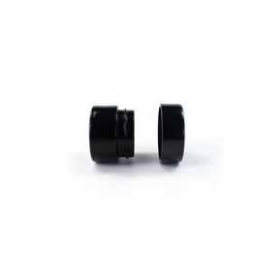 50ml 100ml Amber Cosmetic Glass <b>Jars</b> with Lids - Product Image 3