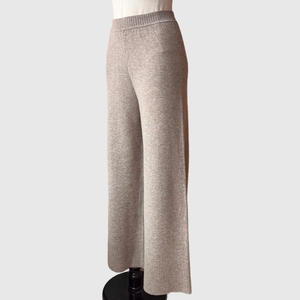 Pantalones Casuales de Punto Breeze Diseñados para Mujer, Ajuste de Punto Transpirable, Tallas Grandes Disponibles, Esenciales para Primavera, Cintura Elástica - Product Image 3