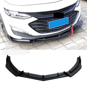 For Chevrolet Malibu XL 2016-2022 Car Front Bumper <b>Lip</b> Splitter Diffuser Body Kit <b>Gloss</b> Black Bumper Protector Modification Part - Product Image 3