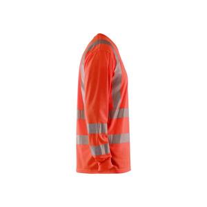 Blaklader เสื้อยืดแขนยาว UV Hi-Vis 338510135500M, เสื้อทำงาน HI-VIS 7330509524091สีแดง - Product Image 4