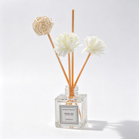 Diffuseur de parfum à bâtonnets en fibre de roseau, fleurs séchées longue durée, huile essentielle, pour promotion d'entreprise, cadeau de mariage, décoration intérieure