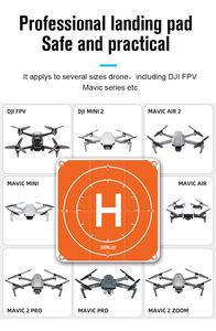 Tapis d'atterrissage pour drone STARTRC 50cm universel pour <span class=keywords><strong>DJI</strong></span> Avata pliable pour <span class=keywords><strong>DJI</strong></span> <span class=keywords><strong>Mini</strong></span> 4K pour <span class=keywords><strong>DJI</strong></span> <span class=keywords><strong>Mini</strong></span> 3 Mavic Air <span class=keywords><strong>2</strong></span> Drone Accessoires - Product Image 3